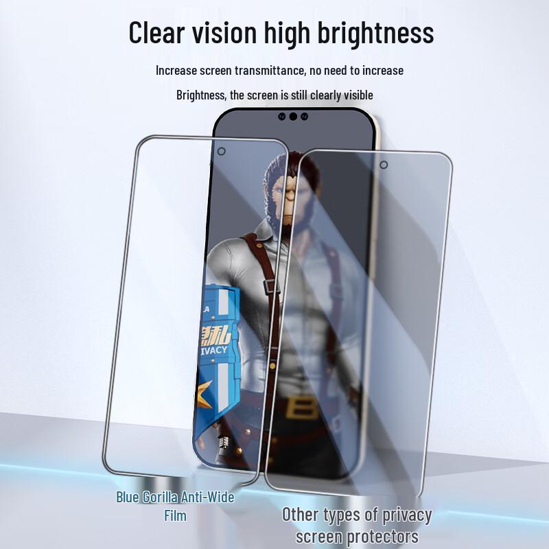 BLUEO Anti-Peep Tempered Glass Screen Protector for Huawei Mate 80 Series