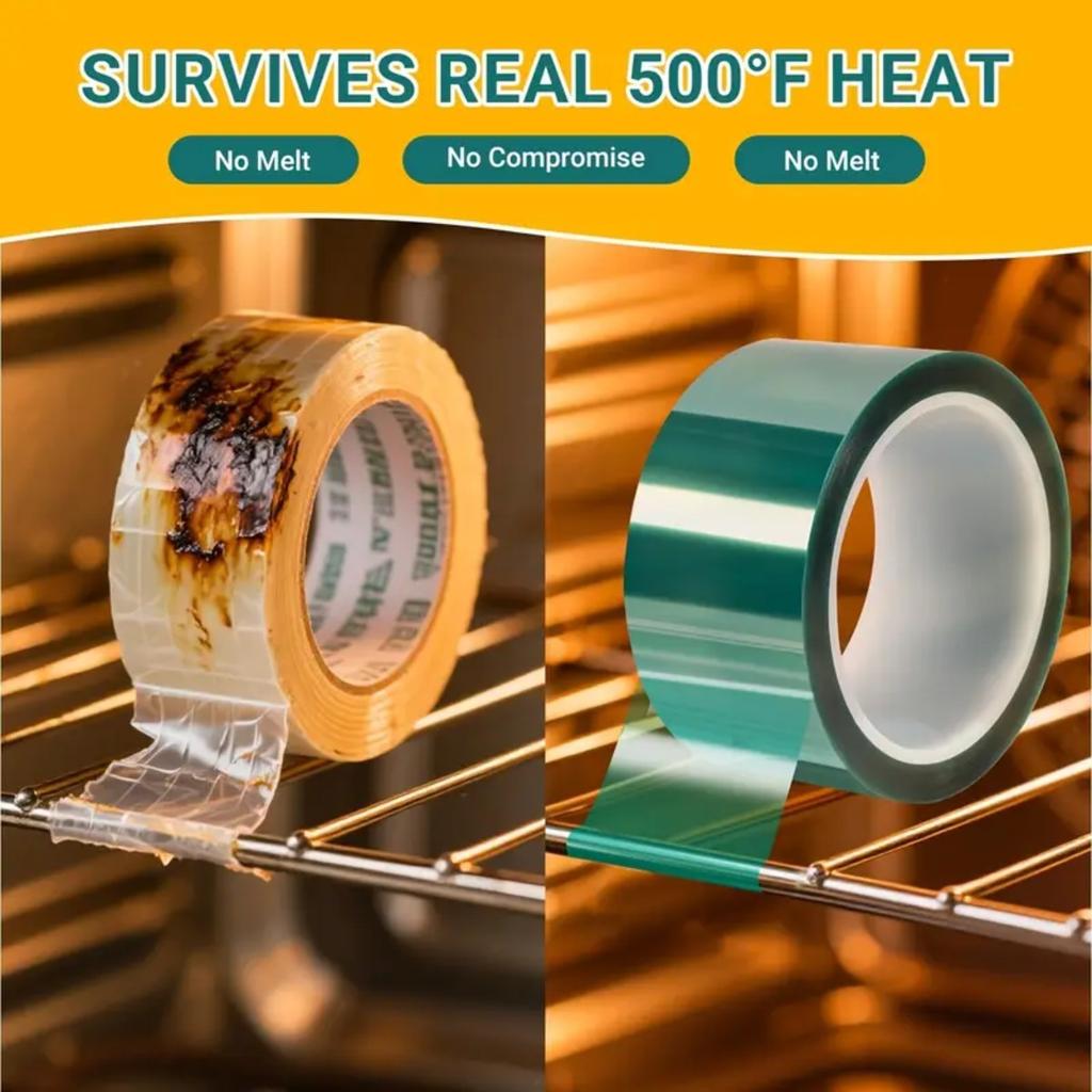 Bandă la Temperaturi Înalte Rezistentă la Căldură Aderență Puternică Fără Reziduuri Bandă Adezivă Izolantă Spray Film Protector Amenajare Interioară