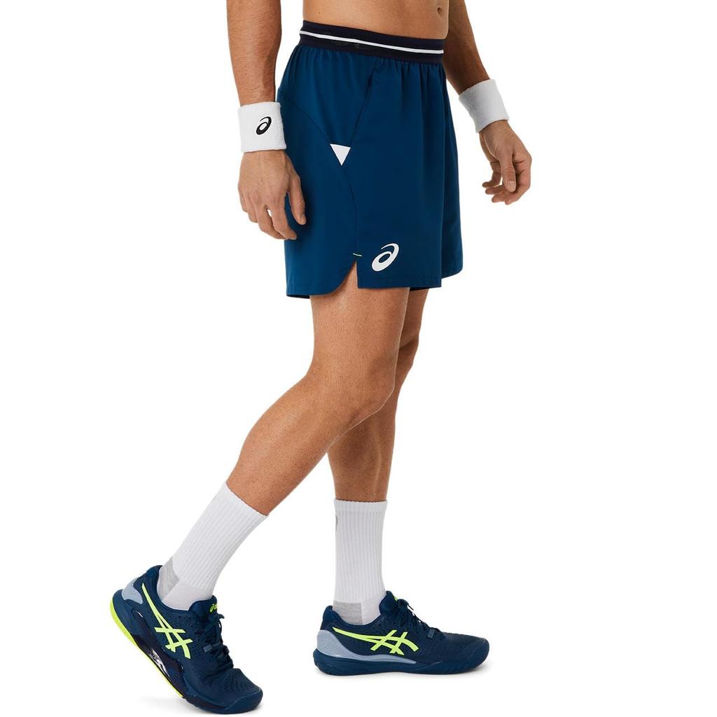 Tennis Wear MATCH 7 Inch Shorts 2041A301 Mako Blue XS [ASICS] Men's