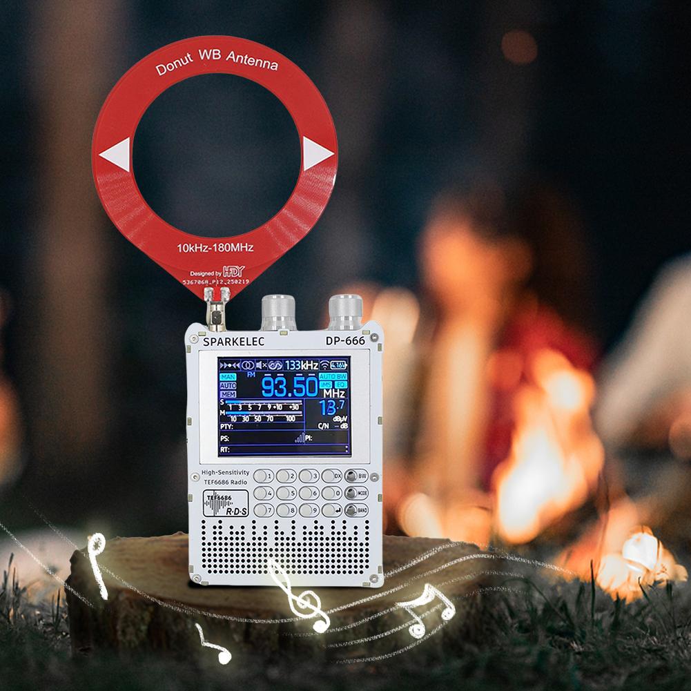 DP-666 TEF6686 Radio High Sensitivity Full Band FM AM Short Wave Radio High Sensitivity DSP Receiver
