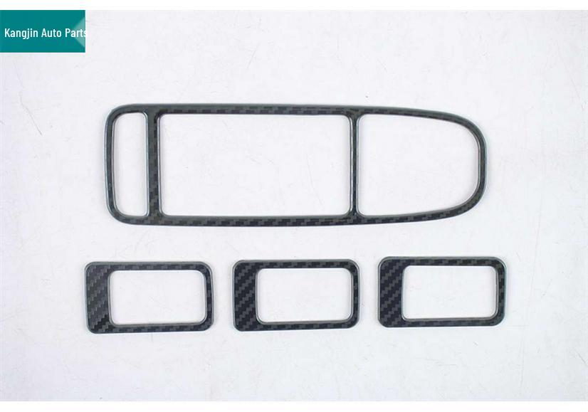 BYD 2025 Han LDMI Carbon Fiber Interior & Exterior Trim: Armrest Box & Rearview Mirror Cover