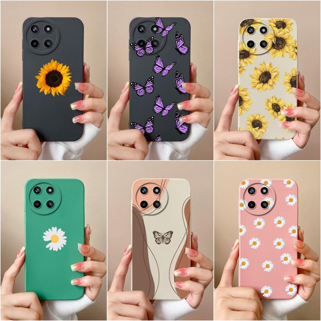 Für OPPO Realme XT V15 V20 V25 V30 20A 30A 50 Telefon Fall Abdeckung Mode Schmetterling Telefon Taschen Matt Flüssigkeit Weiche Silikon Schutzhülle für Realme Stoßstange