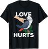 Love Hurts African Grey Parrot Biting Funny Gift T-Shirt Unisex T-Shirt