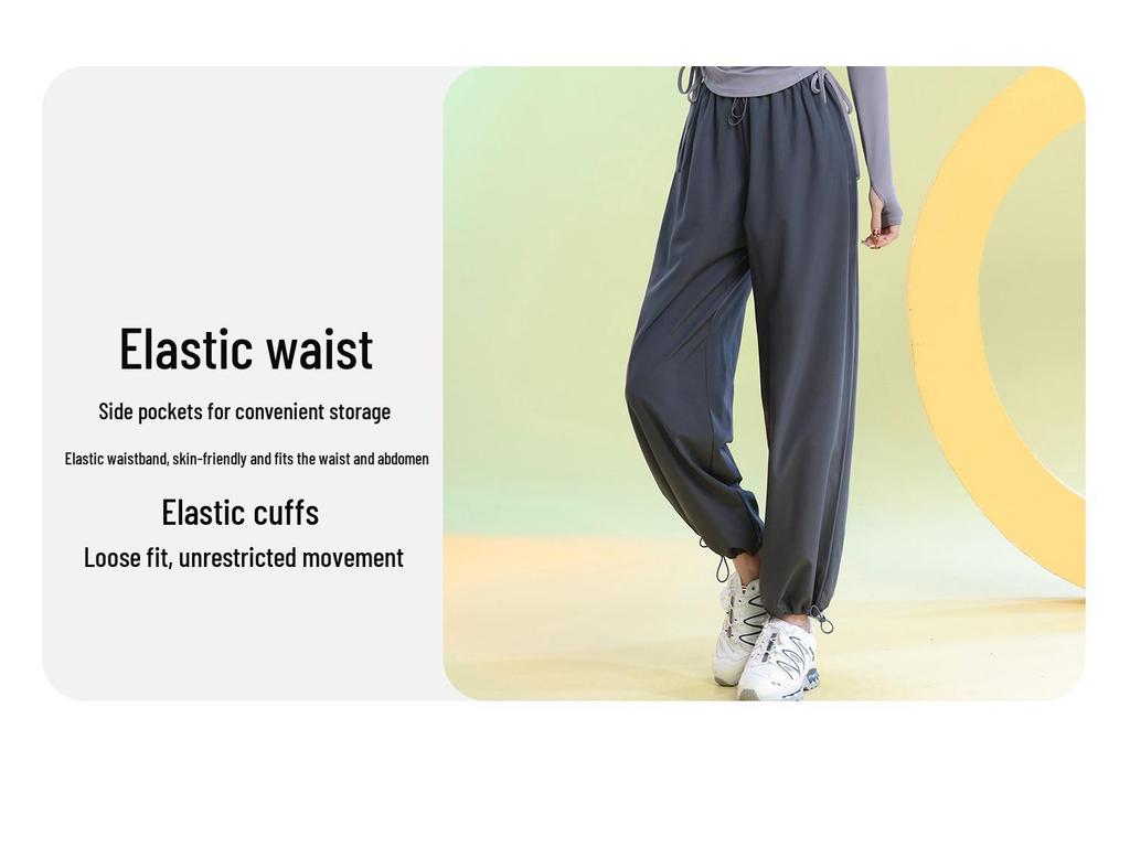 Plus Size Women's Yoga Short Sleeve & Long Pants Set - Summer Outdoor Running Quick-Dry Loose Sportswear