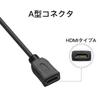 KDSSYFT E--Type HDMI Cable for Car Navigation Systems, Length 1.5m Converting Cable, Car Navigation Cable for Car Navigation System(Black)