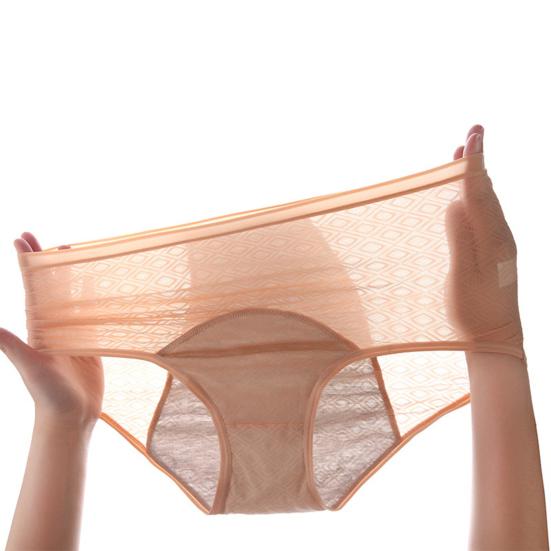 Women's Period Underwear Leakproof High Waist Menstrual Panties Ladies Soft Stretch Postpartum Briefs