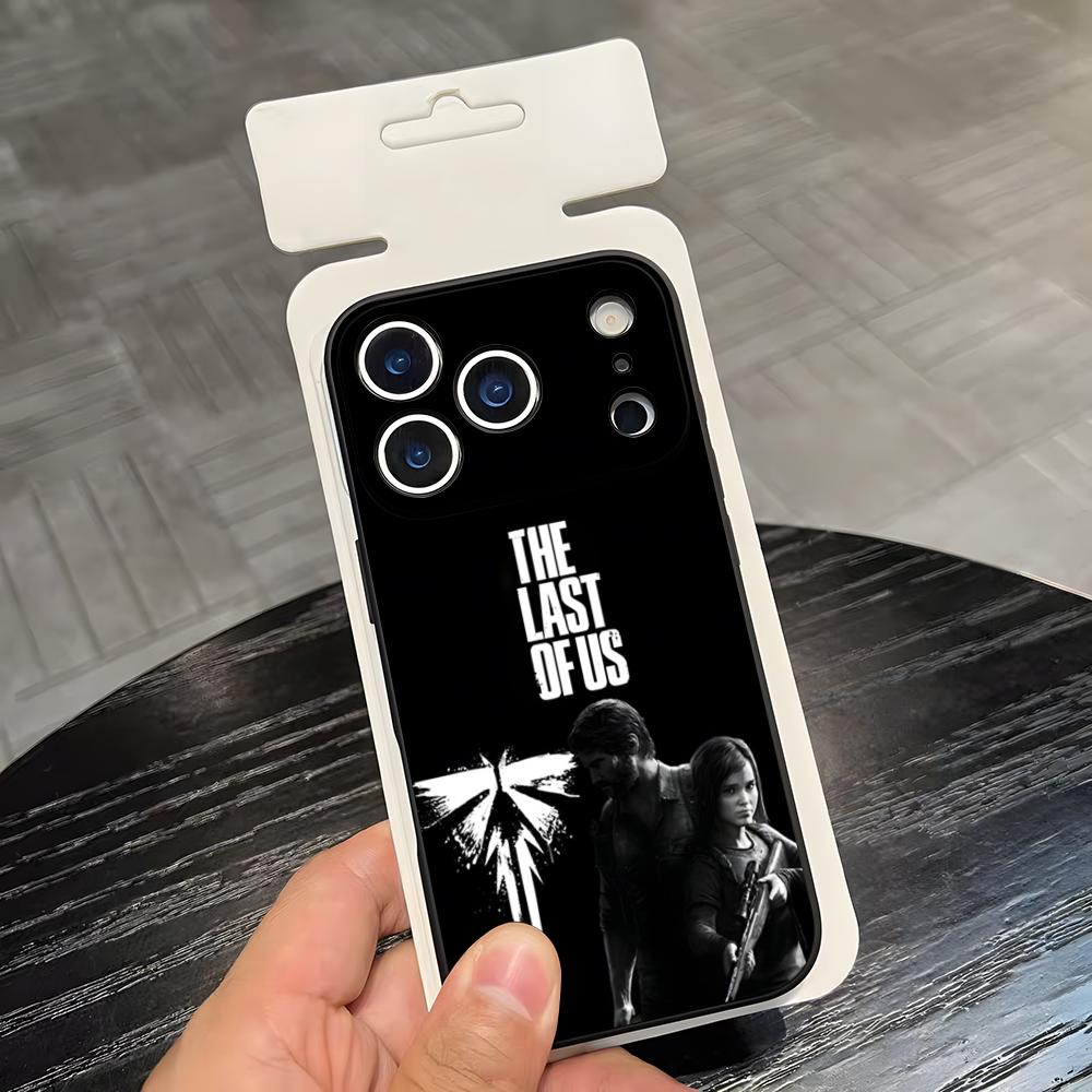 

T-The L-Last OfusE Game Phone Case For IPhone 17 Air 16 E Pro Max 15 14 13 Mini 12 Pro 11 Max Plus Black Soft Shell iPhone 14ProMax