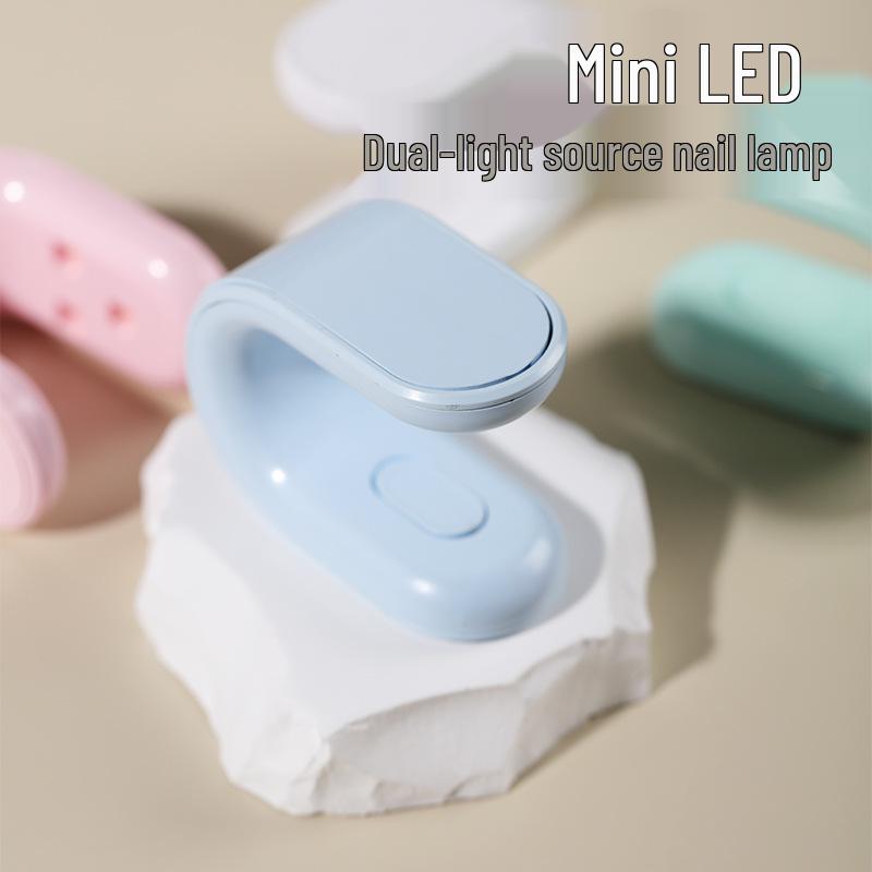 

Compact Mini UV Nail Lamp for Gel Polish Curing Green Finger Lamp