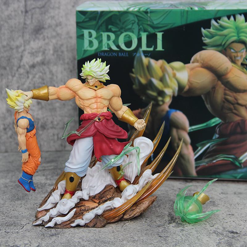 Dragon Ball sun berserk Broly Sun Wukong Wukong muscle figure, model animation periphery, statue ornament