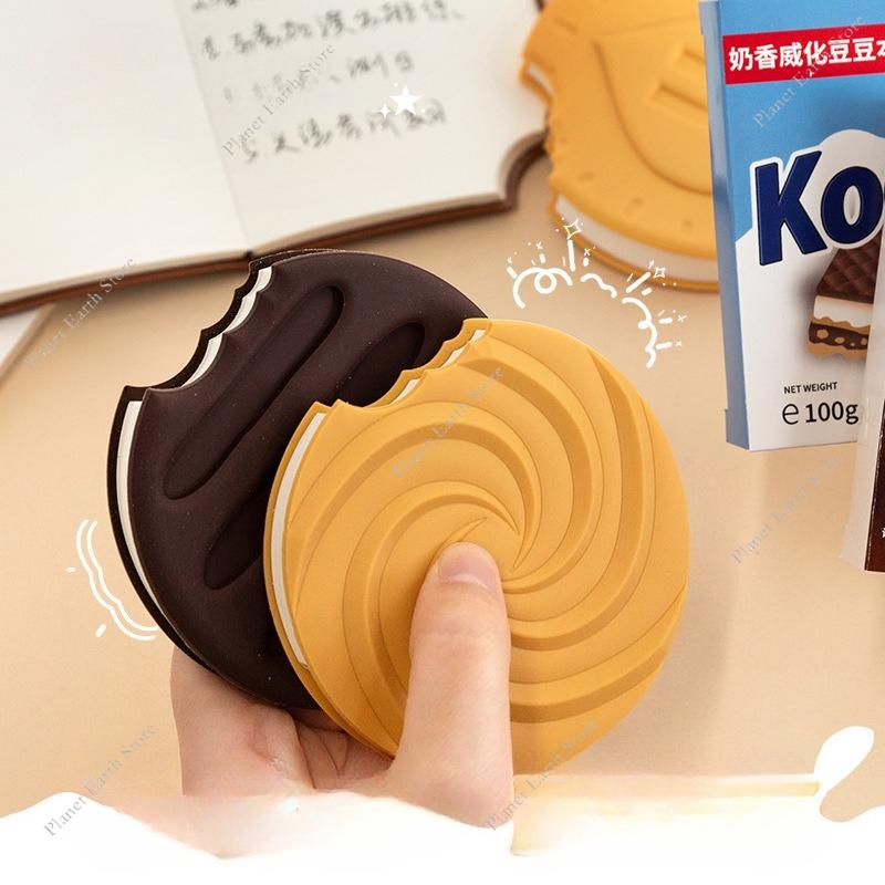 80 Sheets/Book Creative Biscuits Notebook Chocolate Cookie Memo Pads Memo Book Blank Cartoon Mini Notepad Note Book Note Pad