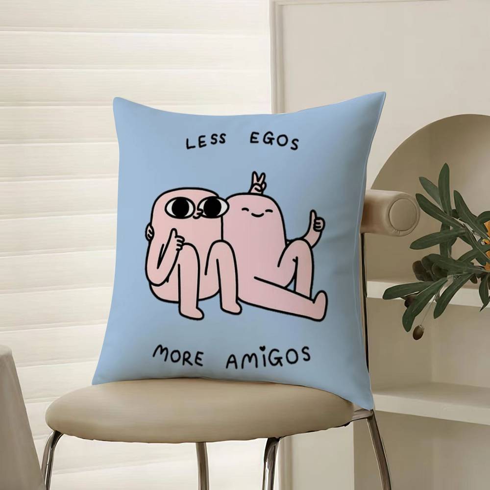 K-ketnipzS The B-Bean Pillow Case Comfort Sofa Bed Silky elegant Invisible zipper Decorative cushion cover