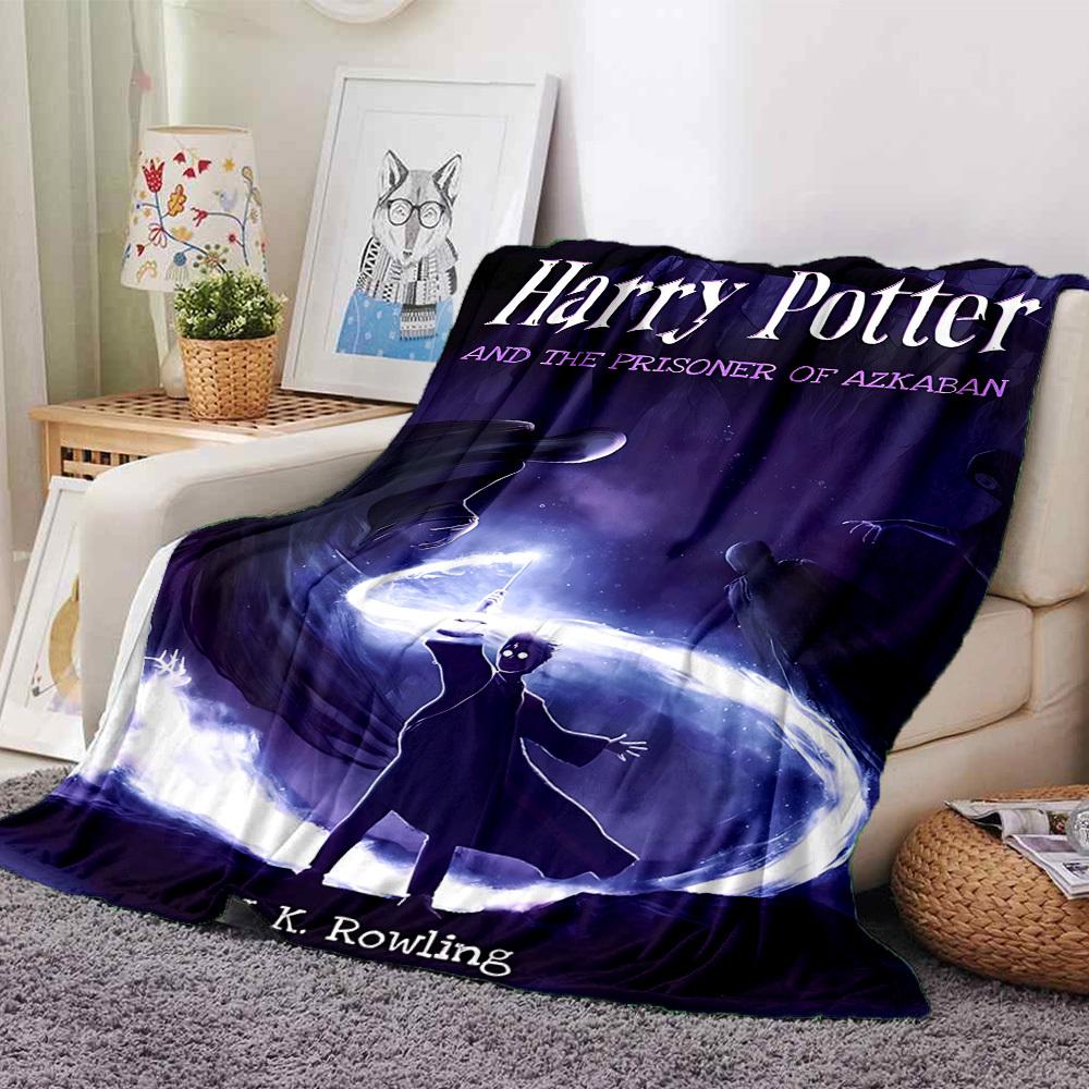 

1pc Harry Potter and the Prisoner of Azkaban Flannel Blanket Soft Warm Throw for Home, Office, Travel, All-Season Cozy Bedding GiftL1154 80cmx120cm(31inx47in)