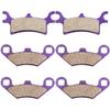 Kits de Pastilhas de Freio ECCPP Compatíveis com Magnum 330 Scrambler 500 Sportsman 400 500 600 700 800 Trailblazer Trail Boss 330, Pastilhas de Freio Dianteiras Traseiras FA159