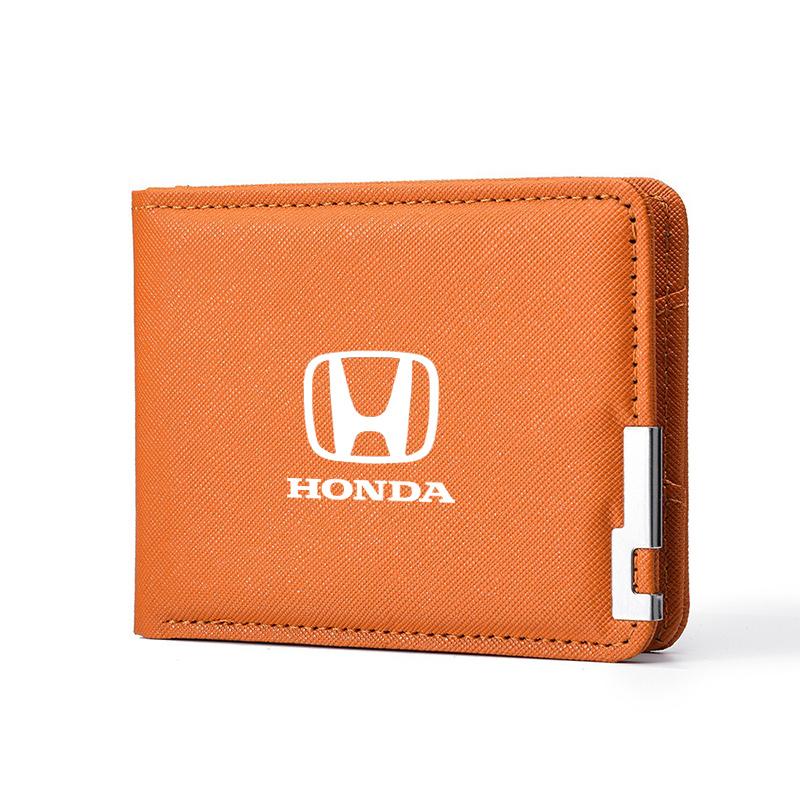 Borse Porta Documenti Auto Custodia Carte di Credito Copri Documento d'Identità Per Honda Civic Accord CRV HRV Insight Jazz CRX Pilot City Fit Jazz XD9
