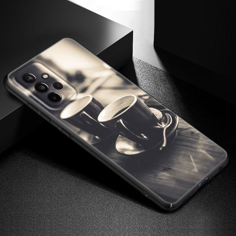 Coffee Wine Cup Phone Case For Samsung Galaxy A21 A30 A50 A52 S A13 A22 A32 A33 A53 A73 5G A11 A12 A31 A51 A70 A71 A72 Cover