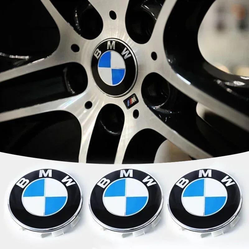 AXNX2 7Pcs Car Front Badge Rear Sticker Center Caps Steering Wheel Emblem For BMW X3 X5 G01 G20 G30 F10 F11 F20 F01 F30 E39 E60