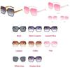 Fashionable Women's Oversized Square Sunglasses With Durable Ac Lens For Outdoor Glam