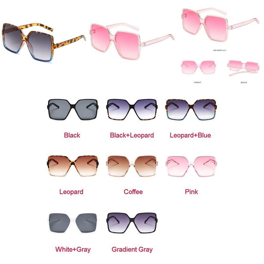 Fashionable Women's Oversized Square Sunglasses With Durable Ac Lens For Outdoor Glam