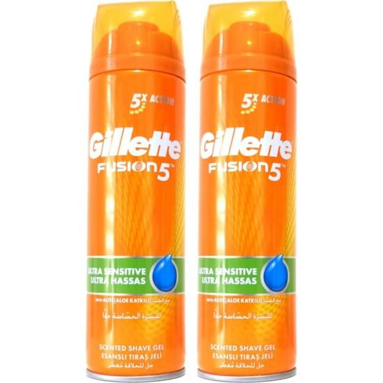 

Гель для бритья Gillette Fusion, 200 мл, сверхчувствительный, 2 шт.