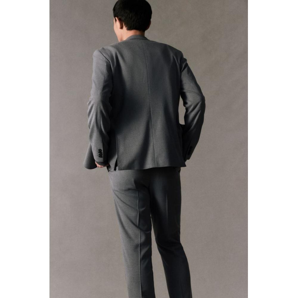 H M Suit Pants sliM Fit Dark Grey