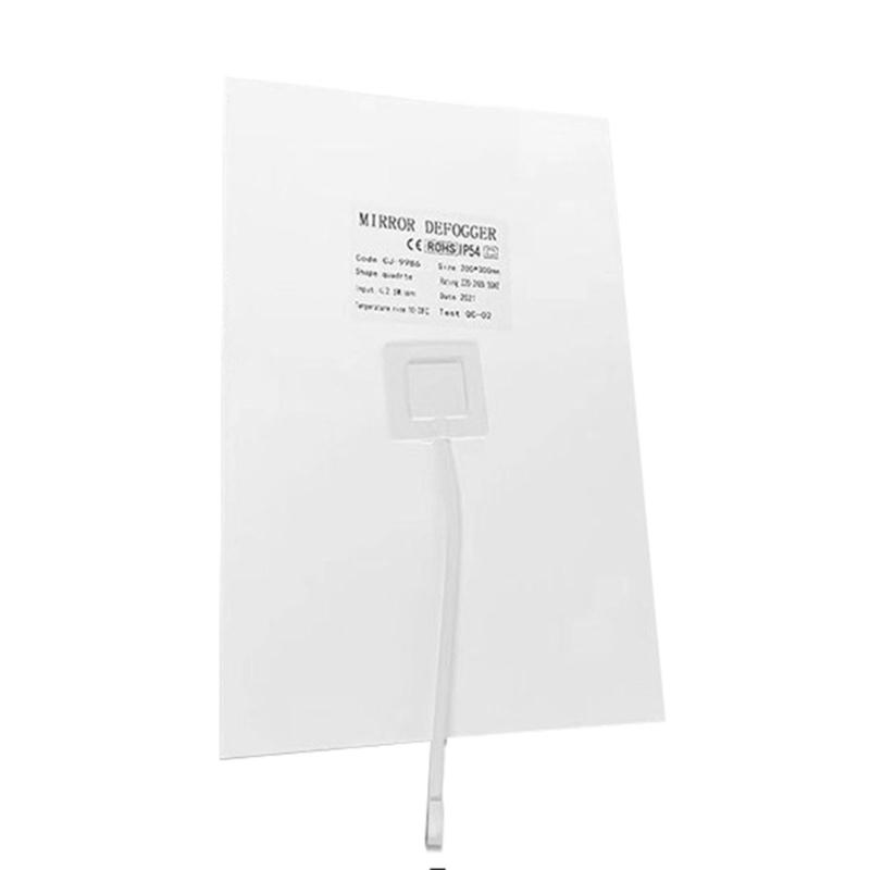 Folie Anti-Ceață Oglindă Bucurați-vă de o Oglindă Fără Abur în Baia Dumneavoastră 200x300mm white