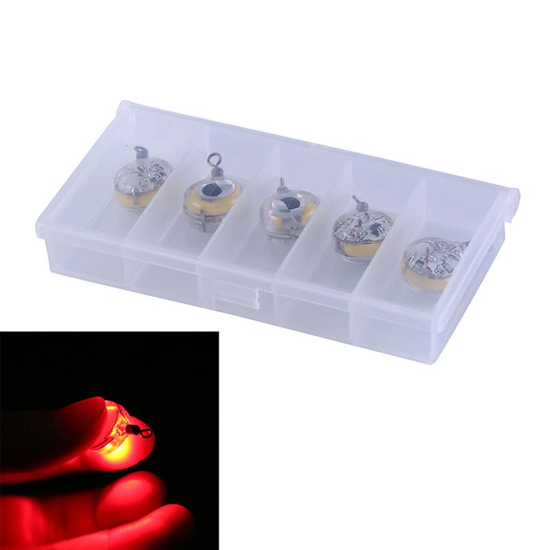 Underwater Fish Attraction Lamp Lure Green Led Flashing Fishing Light Squid Bait