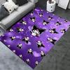 Office Rug Kuromi, Purple Anti-Slip Rug, Machine Washable for Living Room, Bedroom, Office, Multiple Sizes, Bedroom Mat, Decorative Mat, Durable Mat,