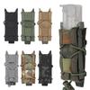 9mm Tactical Magazine Pouch Hunting Single Magazine Bag Outdoor Molle Flashlight Pouch Torch Holder Hunting Knife Holster Bag