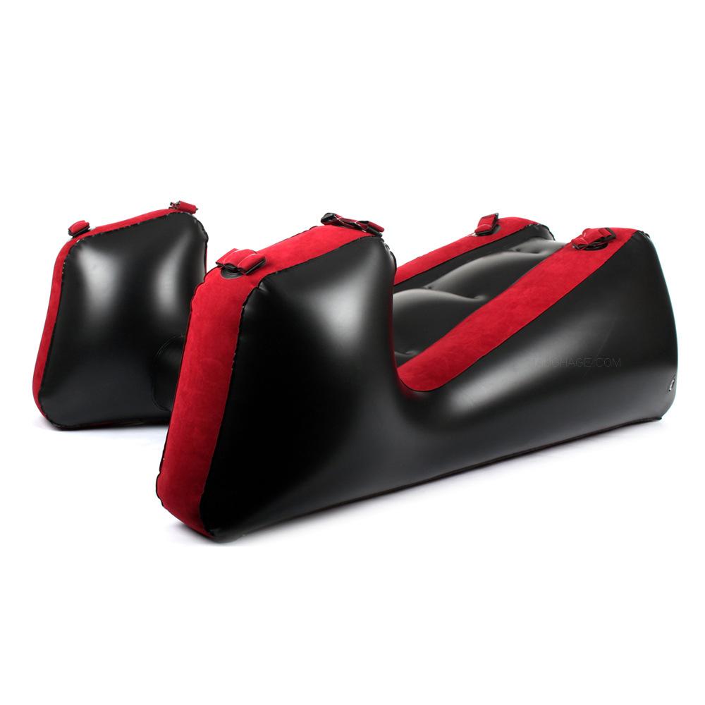 Sexstol for voksne Sex Sofa Pute Ben Bondage Ulike seksuelle stillinger Spenst Myk Stille Sammenleggbar Sexseng Sexmøbler