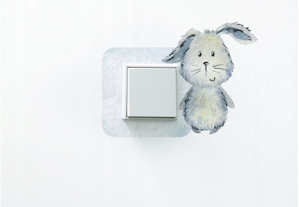 Protective Sticker for the Switch in a Child' Room - Rabbit