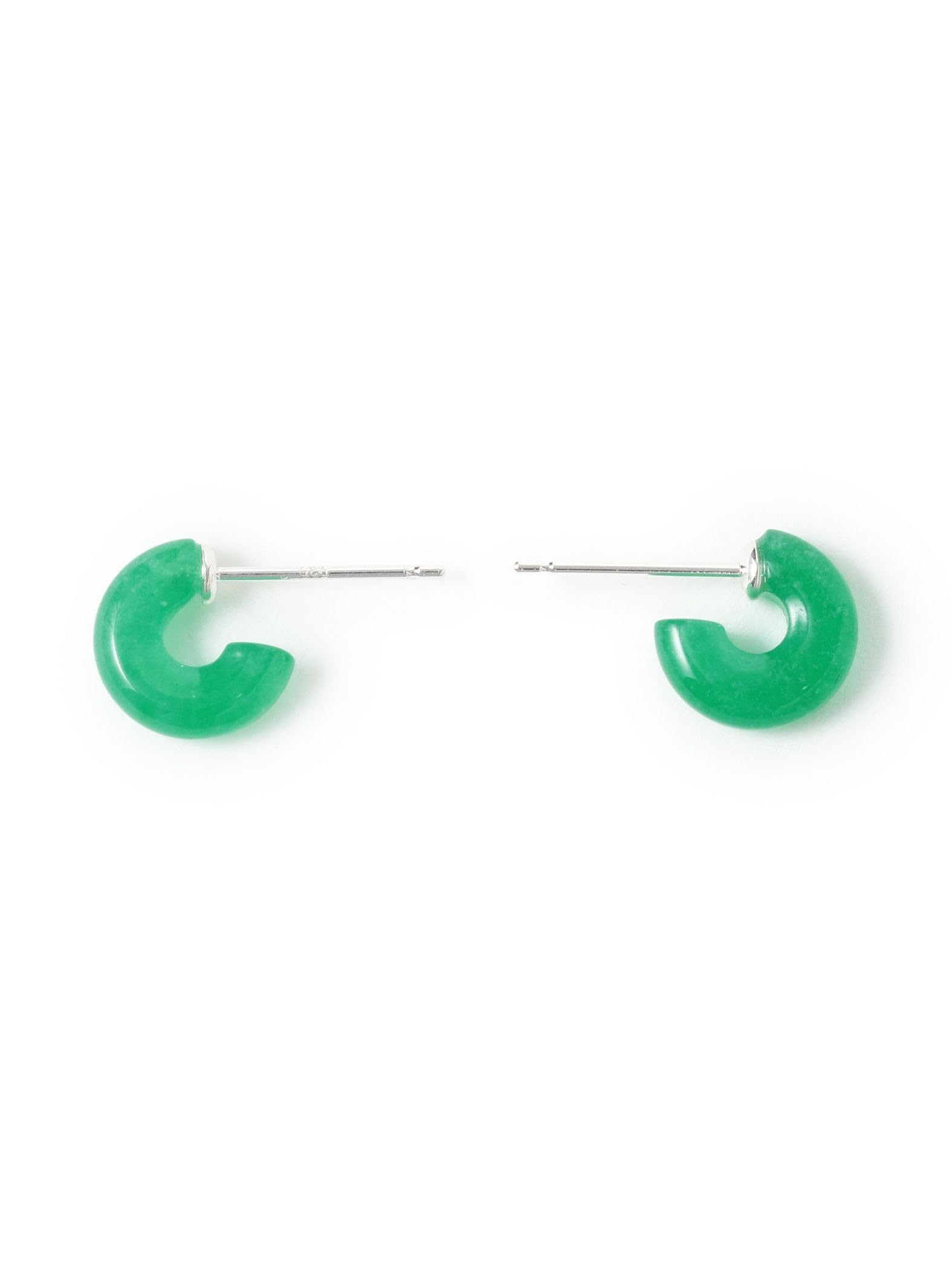 Accessories Silver Chalcedony Earrings GREEN ONE SIZE [Ray Beams] Women s зелёный