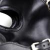 Adult Sex Toys Bdsm Bongdage Pu Full Head Cover With Oral Stopper Ball Sm Fetish Sex Leater Mask Games Toys Cosplay Toys