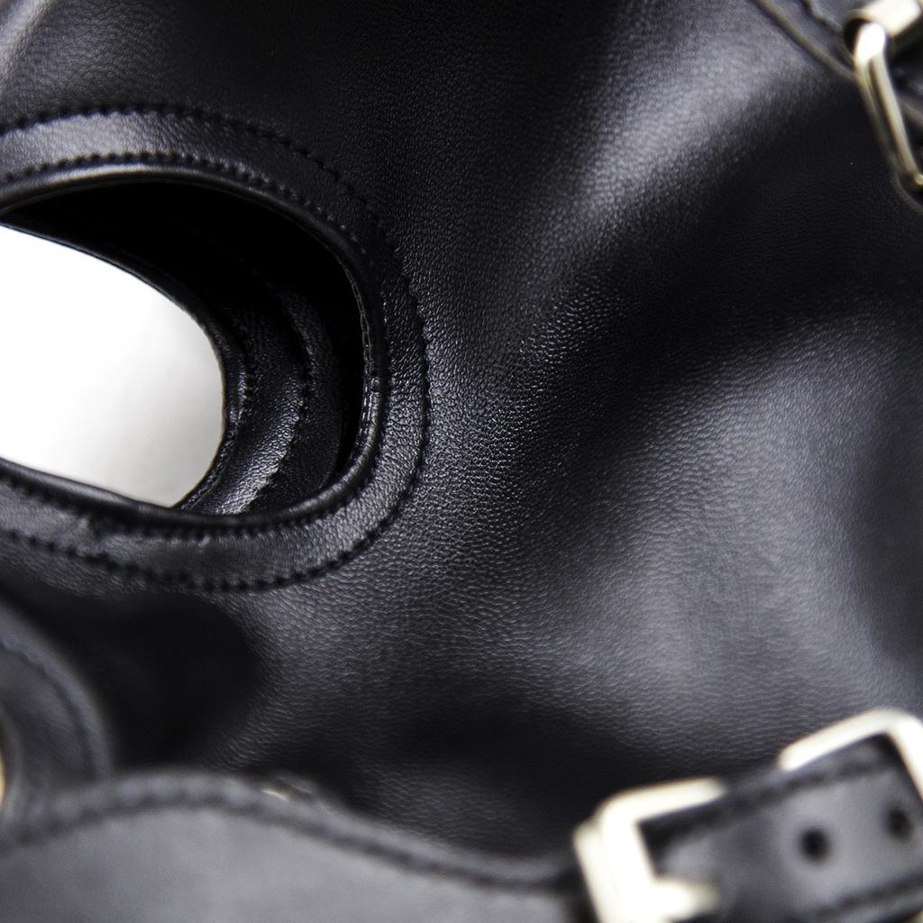 Adult Sex Toys Bdsm Bongdage Pu Full Head Cover With Oral Stopper Ball Sm Fetish Sex Leater Mask Games Toys Cosplay Toys