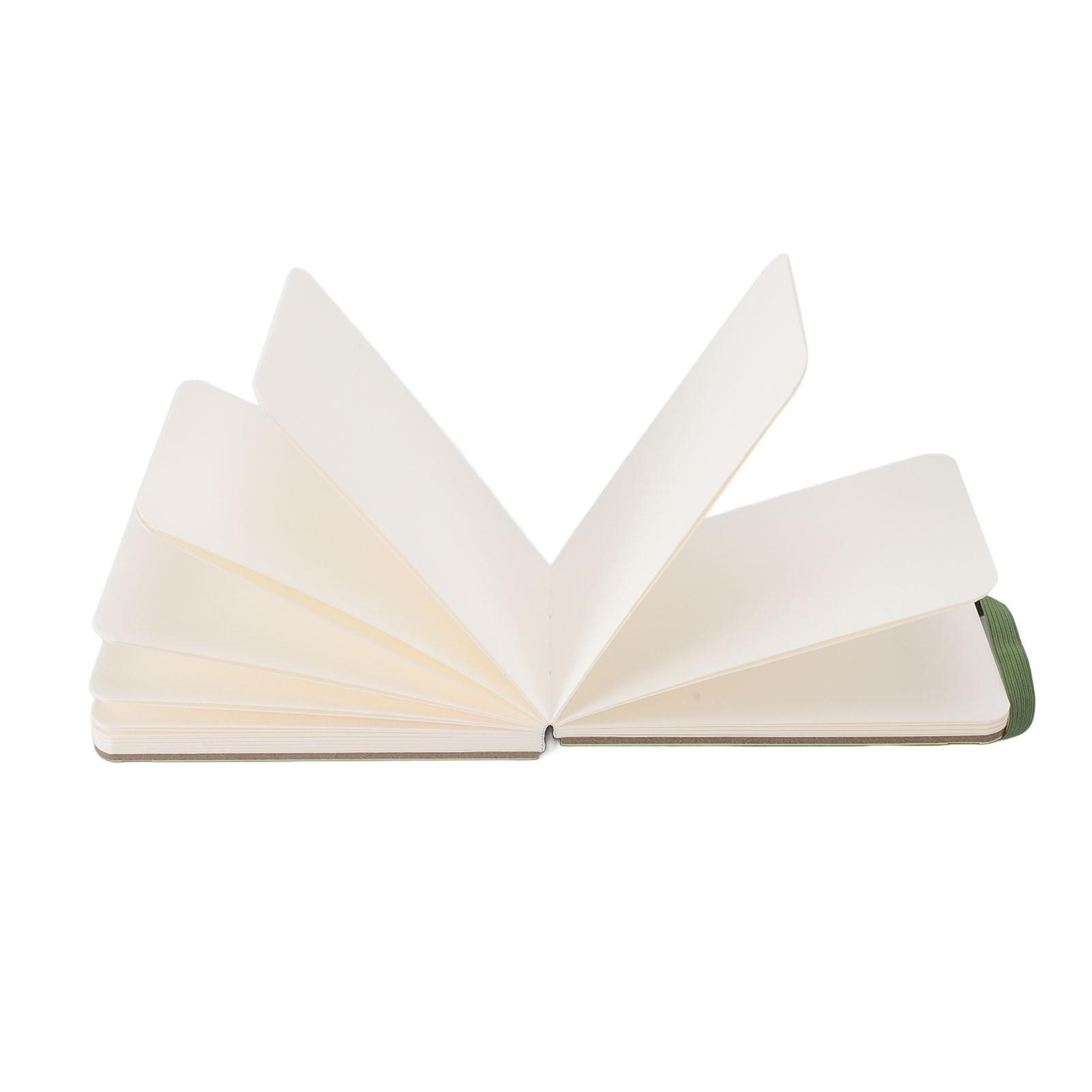 

30 Sheet Watercolor Sketchbook 300GSM Portable Pocket Watercolor Paper Travel Diary Book 14 X 9cm Green зелёный