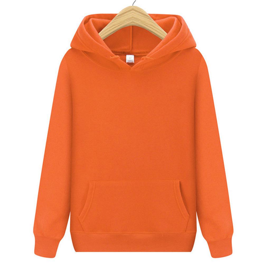 Men's Plain Color Long Sleeve Hoodie - Trendy Spring/Autumn Fashion Sports Sweatshirt.