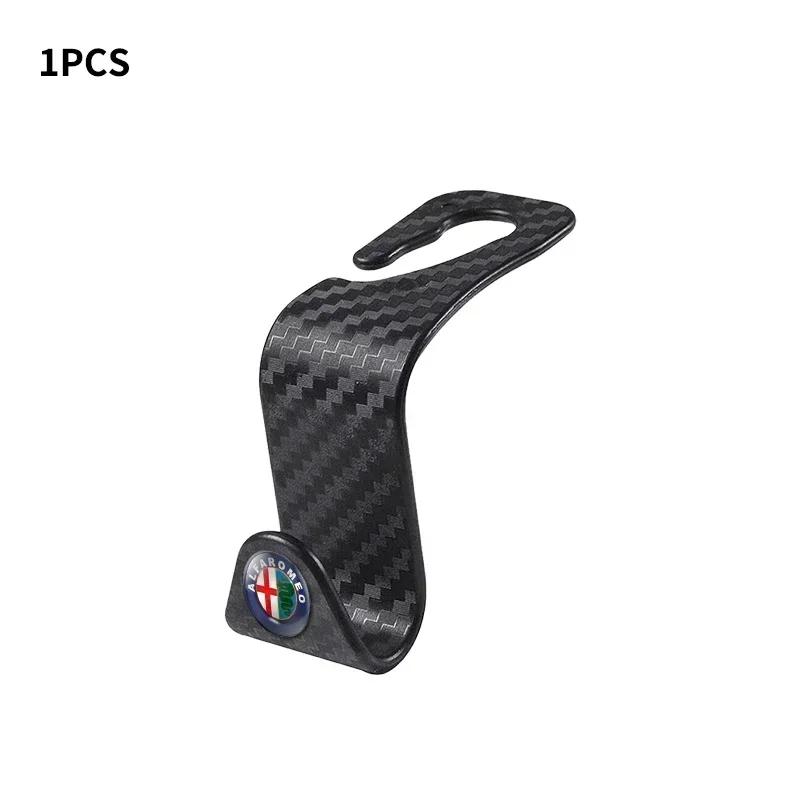 

1/2/4PCs Car Back Seat Hook Hanging Storage Mobile Phone Holder For Alfa Romeo GT 147 159 156 166 Giulietta Tonale Volante 8C