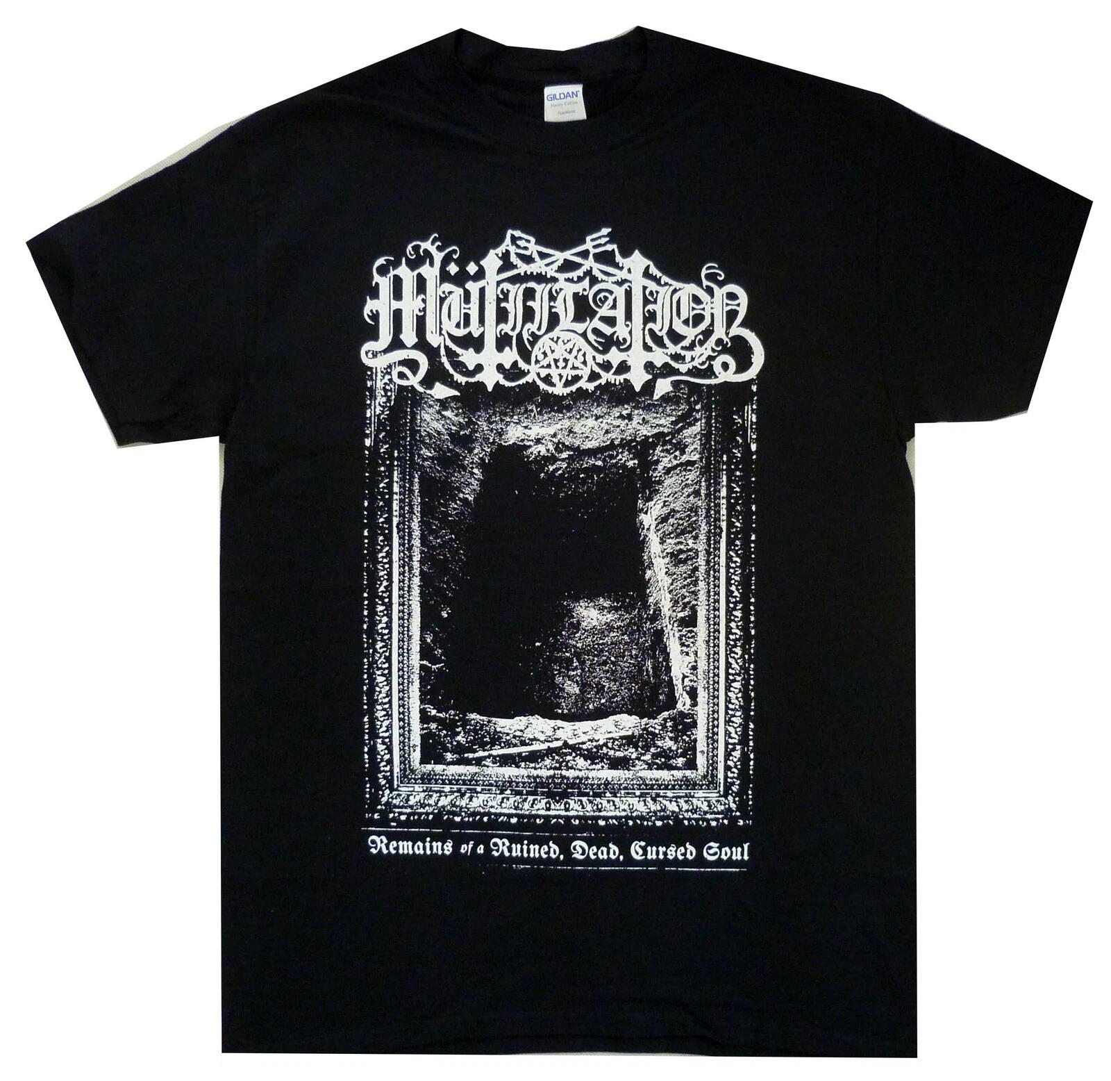Mutilation Remains Of A Cursed Soul Shirt S-XXL T-Shirt Black Metal Tshirt 2XL