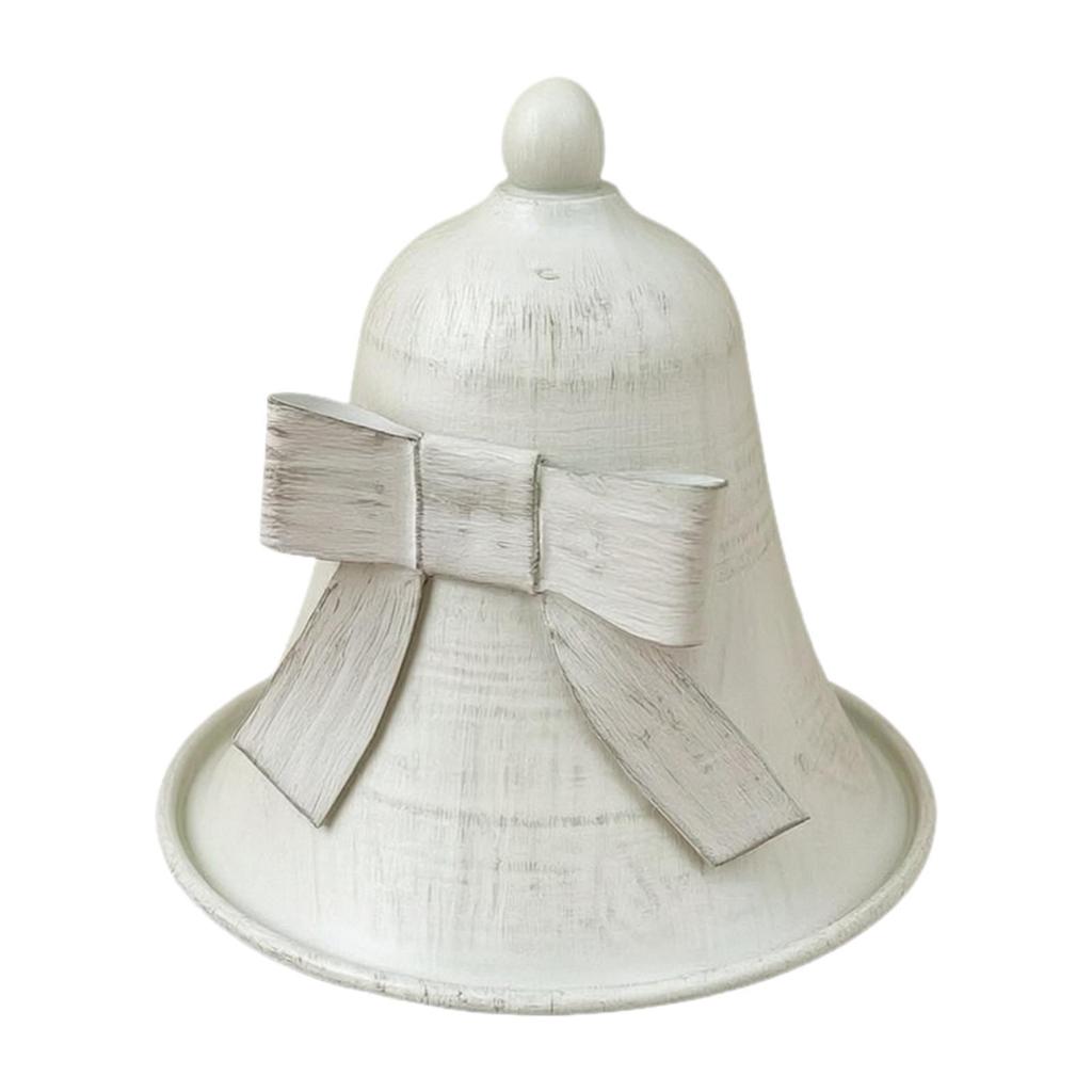 Christmas Bow Bell Pendant Decoration Christmas Tree Hanging Bell Hanging Ornament Xmas Bell for Home Party Favors Farmhouse