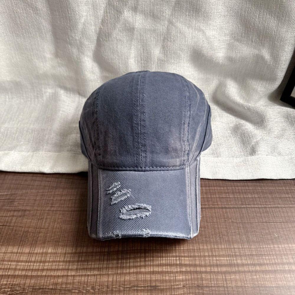 Creative Gift Cotton Unisex Hat Breathable Durable Distressed Cap Vintage Lightweight Baseball Cap