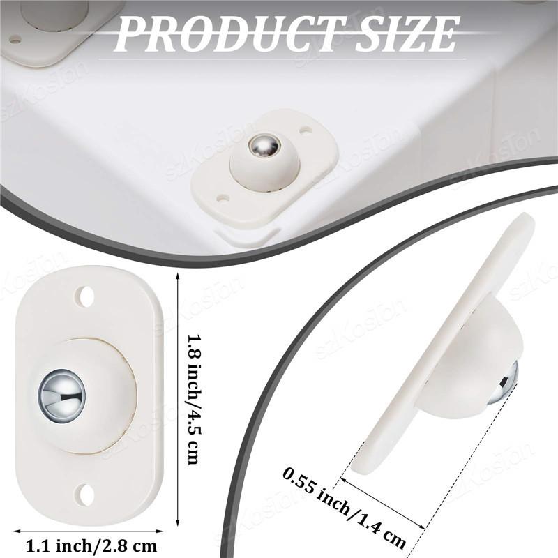 1pcs/Set Self-Adhesive Rollers For Furniture Universal Pulley Rotating Wheels Swivel Caster Wheel Roller for Box Skate Cabinet