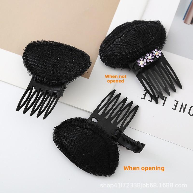 Pad de Păr Invizibil pentru Cap Plat, Pad pentru Breton, Înălțător Fluffy pentru Rădăcina Părului, Instrument de Îmbunătățire a Volumului Părului