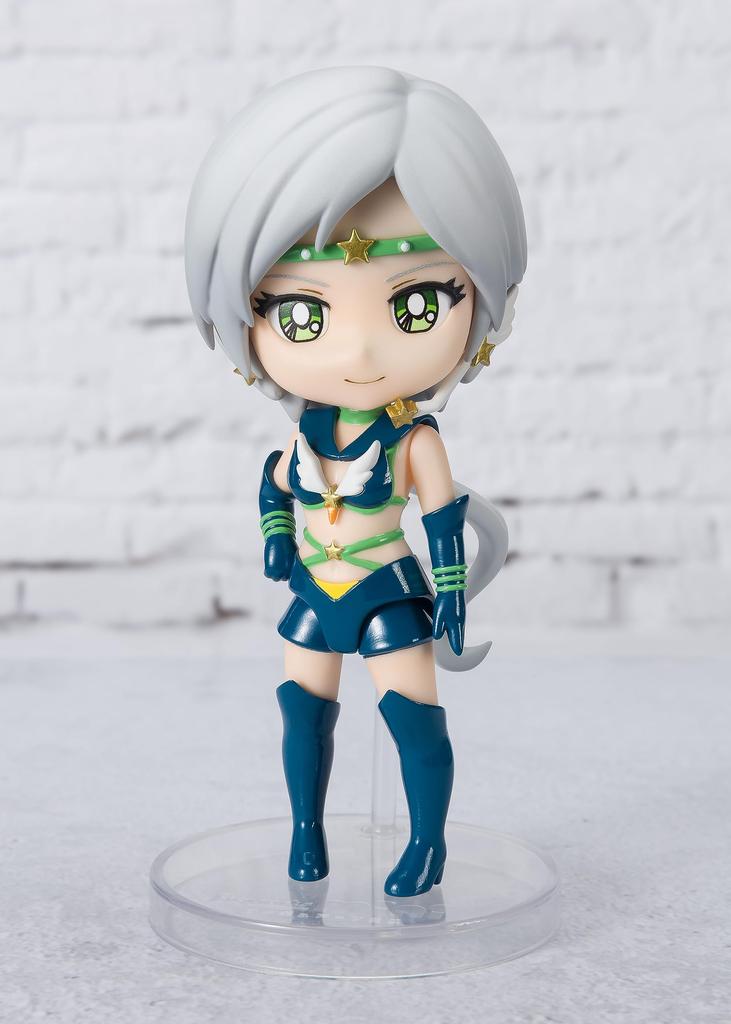 TAMASHII NATIONS Figuarts mini Film versiyonu Sailor Moon Cosmos Sailor Star Healer Yaklaşık 90mm boyalı hareketli figür -Cosmos edisyonu- PVC ve ABS