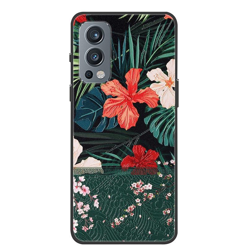 För Oneplus Nord 2 5G Fodral 3D Drake Prägling Mjuk TPU Silikon Baksidesfodral För Oneplus Nord2 5G One Plus Nord 2 Coque Bumper
