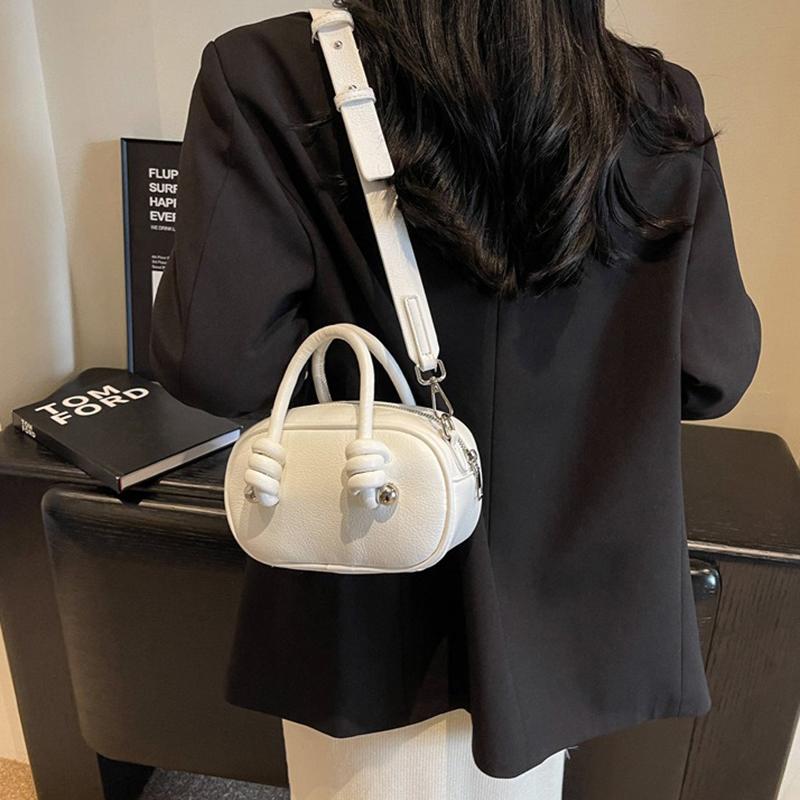 2024 New Fashion Versatile Niche Design Boston Bag Trendy Handbag Exquisite Small Bag Crossbody Bag