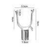 U Shaped Clothes Fork Head Portable Clothes Rod Metal Head Laundry Hanging Fork  Balcony