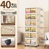 Foldable No-Installation Multi-Layer Plastic Shoe and Storage Cabinet