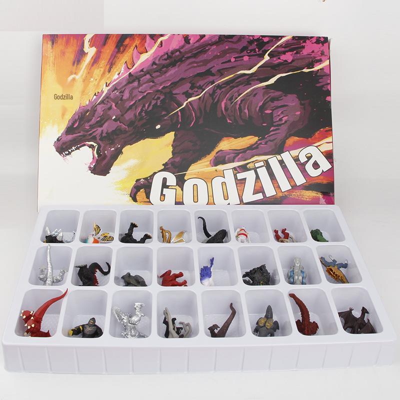 Godzilla Blind Box Figures: 24 Cute New Trend Models - Boxed Anime Collection