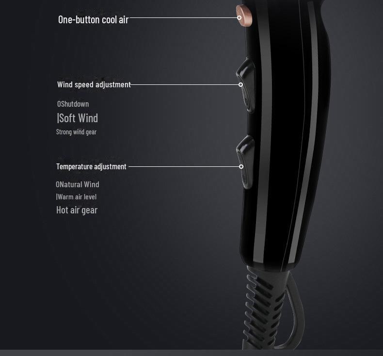 Kangfu High-Power, Constant Temperature Quick-Dry Hair Dryer for Barber Shops and Home Use