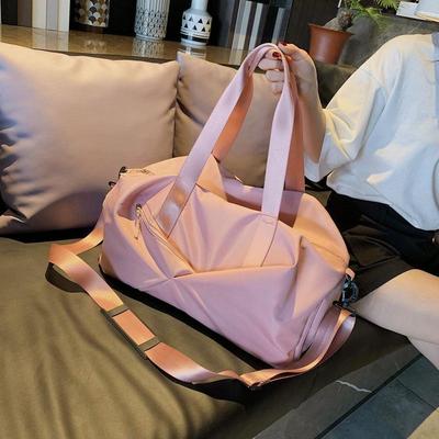 Водонепроникна спортивна сумка для чоловіків та жінок - Велика місткість з розділенням на вологу та суху секції, Дорожня сумка з надрукованим логотипом