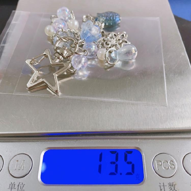 Cute Christmas Tree Keyring Mini Fish Pendant Keychain Cartoon Bag Pendant Charm